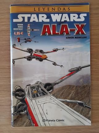 Tres cómics Star Wars Ala-X en español, castellano