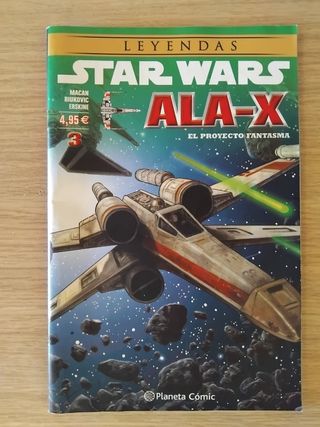 Tres cómics Star Wars Ala-X en español, castellano