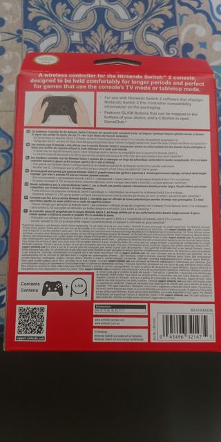 Nuevo Mando Pro Nintendo Switch 2