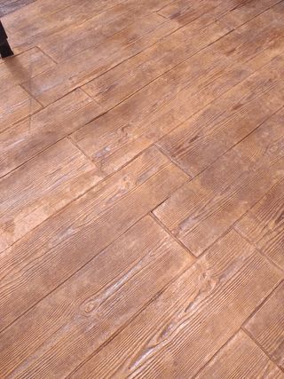 Reparación de hormigón impreso