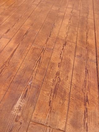 Reparación de hormigón impreso