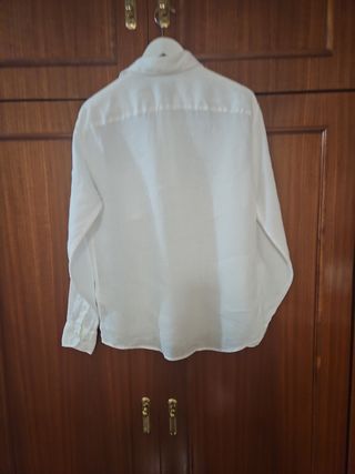 Camisa Lino Blanca Zara