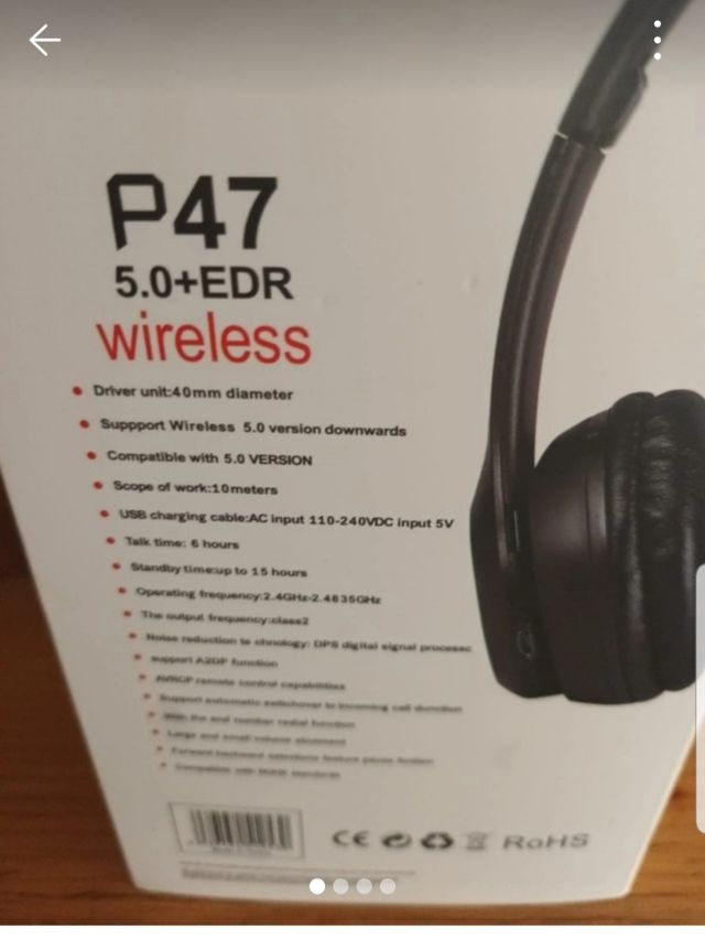 Cuffie wireless P47 5.0+EDR