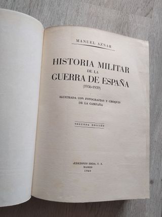 Historia Militar de la Guerra de España 1936-1939