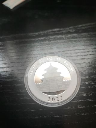 Moneda Plata Panda Chino 30g Ag .999 2022