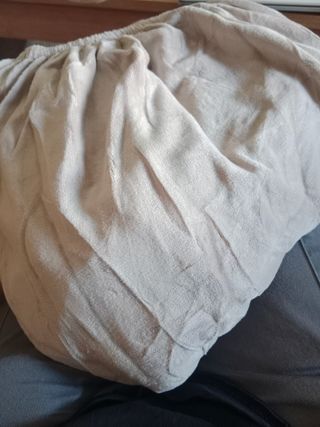 Funda sofá elástica gris 100-125cm