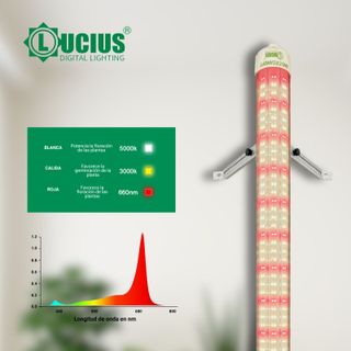 Luz LED Cultivo Lucius 120W Refuerzo