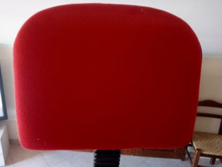 Sedia da ufficio regolabile rossa