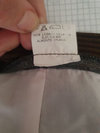 Falda flamenca rociera marrón