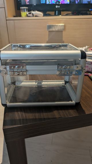 Maletín Metacrilato con Bandeja Plata