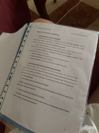 Apuntes de Química 2do Bachillerato