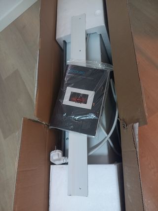 Chimenea Cecotec Cristal Blanco Nueva