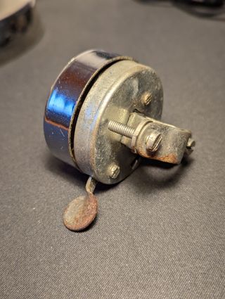 Campanello bici cromato Rossignoli Milano vintage