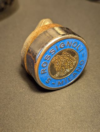 Campanello bici cromato Rossignoli Milano vintage