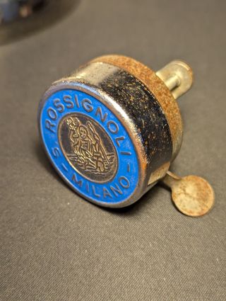 Campanello bici cromato Rossignoli Milano vintage