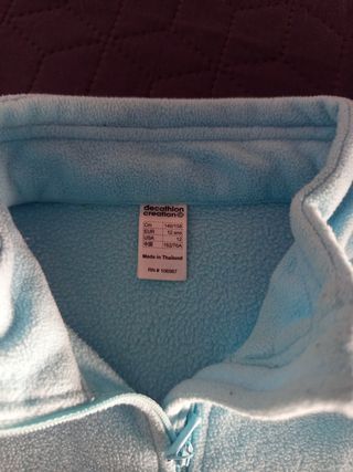 Polar Quechua niña/o azul Medidas 146/158 12 años