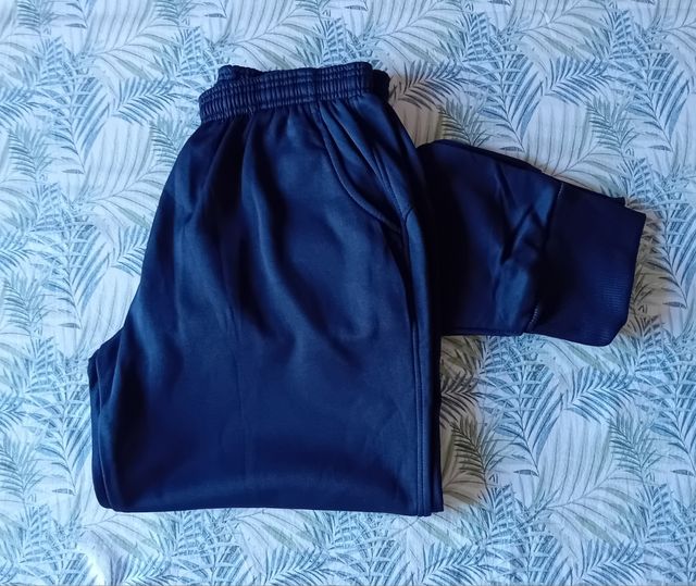 Pantalone acetato blu