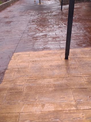 Reparación Hormigón Impreso Antiguo