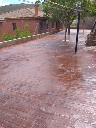 Reparación Hormigón Impreso Antiguo