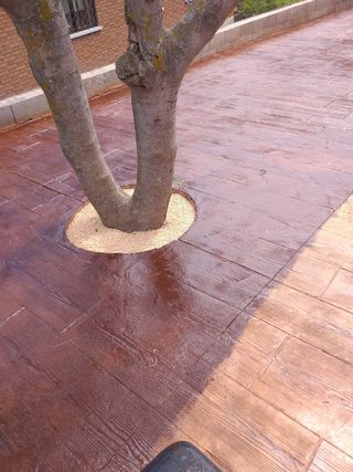 Reparación Hormigón Impreso Antiguo