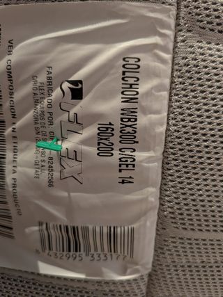 Colchón cama de matrimonio Flex WBX 300