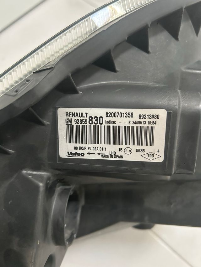 focos delanteros renault trafic mk2