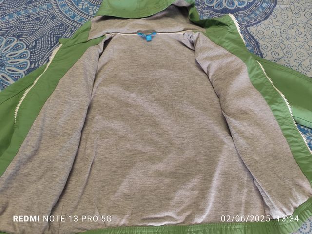 Chaqueta cortavientos forrada niño 6/7 años