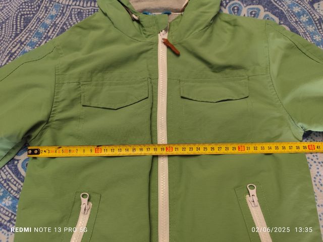 Chaqueta cortavientos forrada niño 6/7 años