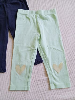 Leggings capri 2-3 anni (2 pezzi)