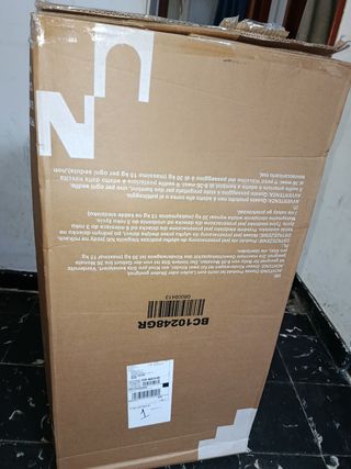 Carrito Gemelar COSTWAY Plegable Gris