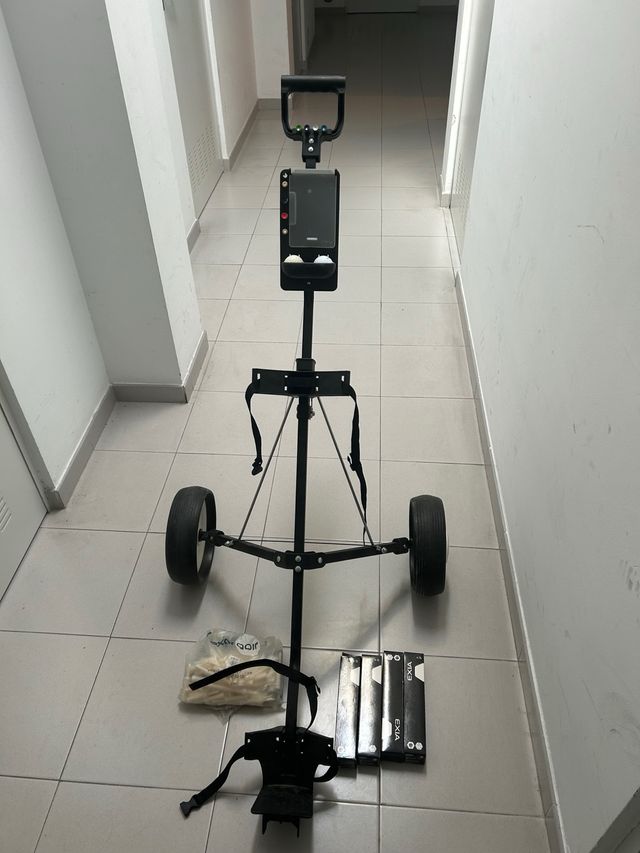Carro de golf plegable, se incluye bolas de golf