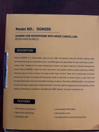 Microfono Maono per gaming/streaming