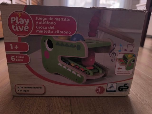Playtive Martillo y Xilófono Cocodrilo