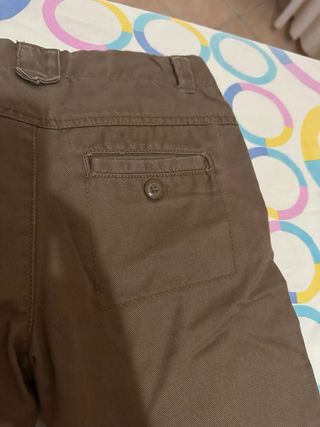 Pantaloni marroni bimbo 6 anni