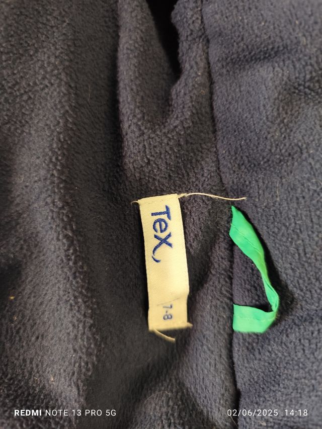 Chaleco invierno niño T. 7/8 años