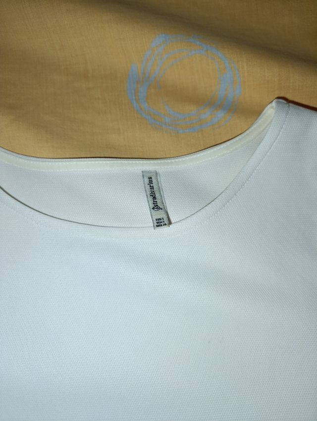 Top blanco Stradivarius