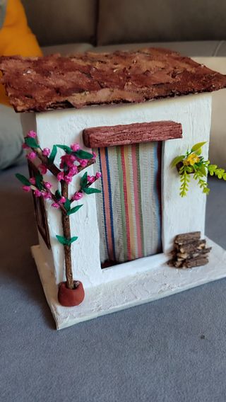 Casa artesanal para Belén, hecha a mano