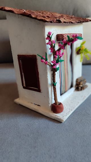 Casa artesanal para Belén, hecha a mano