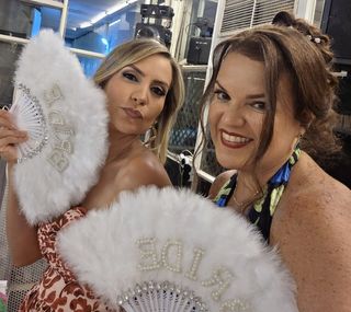 2 Abanicos Novia Bride Plumas y Brillantes