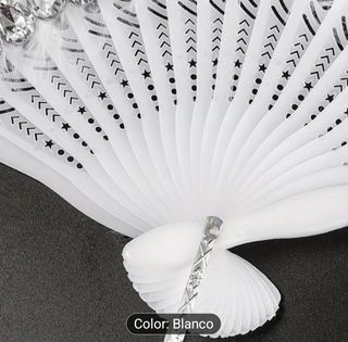 2 Abanicos Novia Bride Plumas y Brillantes