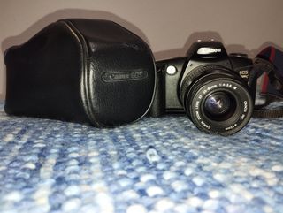 2 Fotocamere Canon EOS + obiettivi + borsa