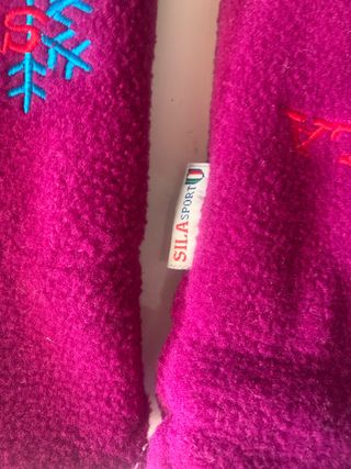 Guanti in pile SILA viola