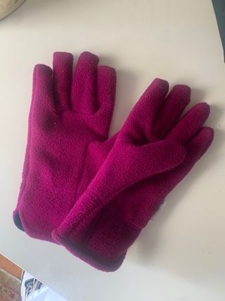 Guanti in pile SILA viola