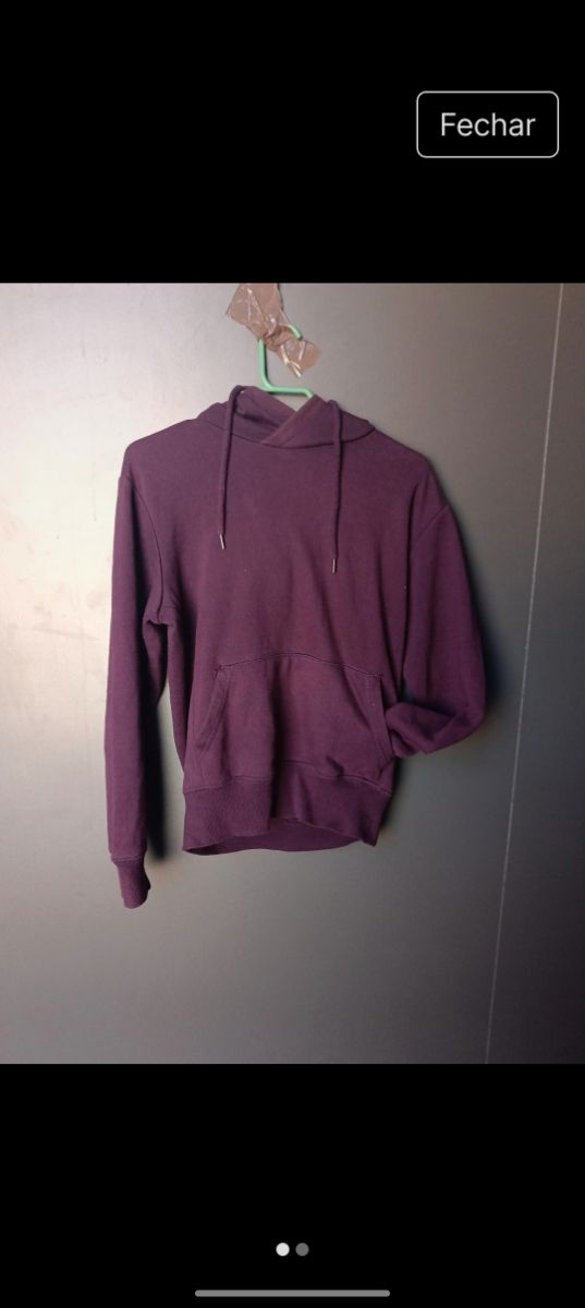 Casaco Roxo com Capuz