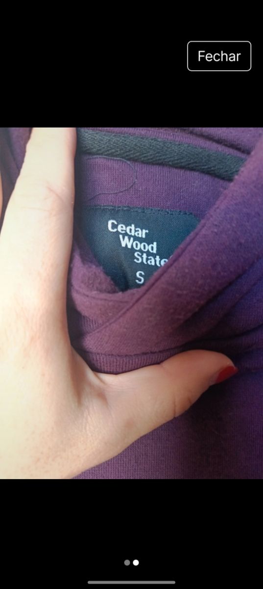 Casaco Roxo com Capuz