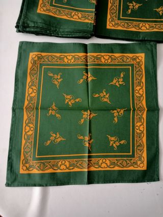 Set 12 Tovaglioli Cotone Verde