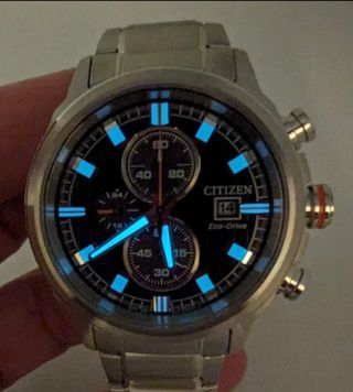 RELOJ CITIZEN ECO DRIVE CHRONO SPORT A ESTRENAR 