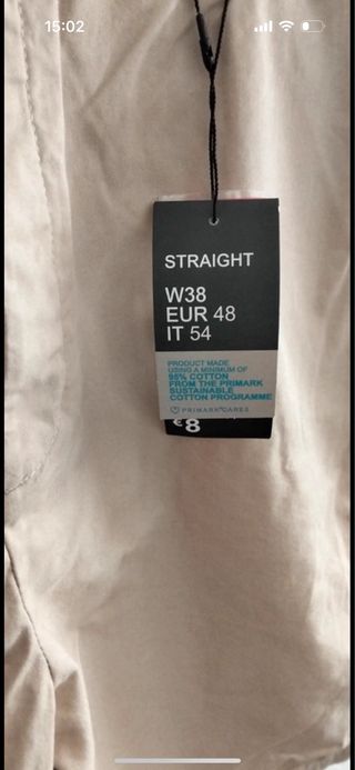 Pantalón corto beige hombre