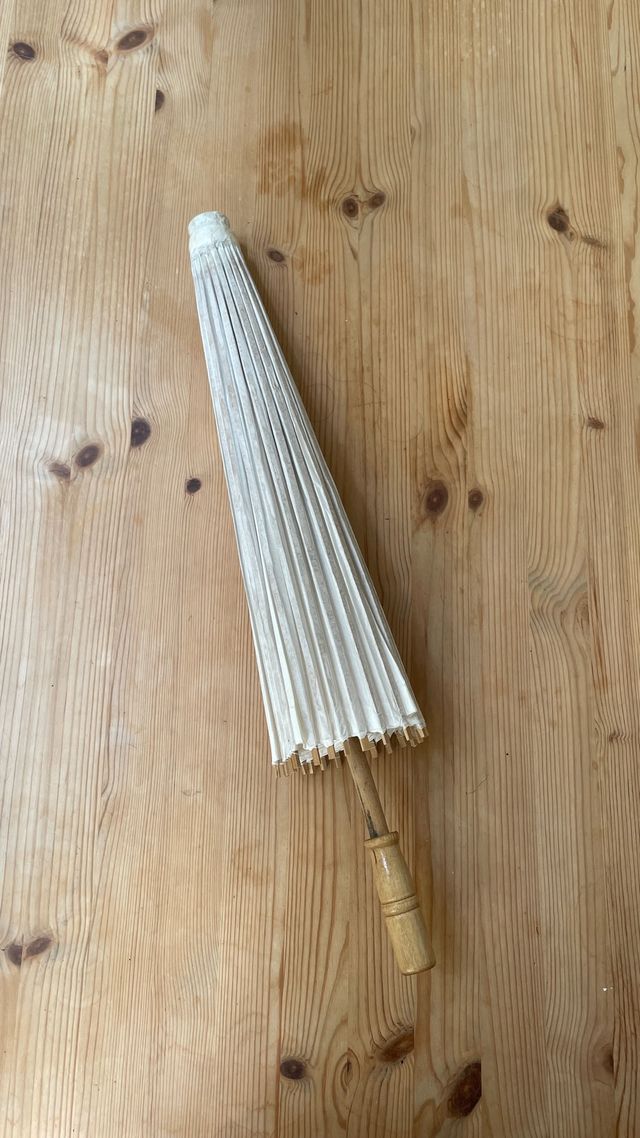 Parasol japonés papel y bambú
