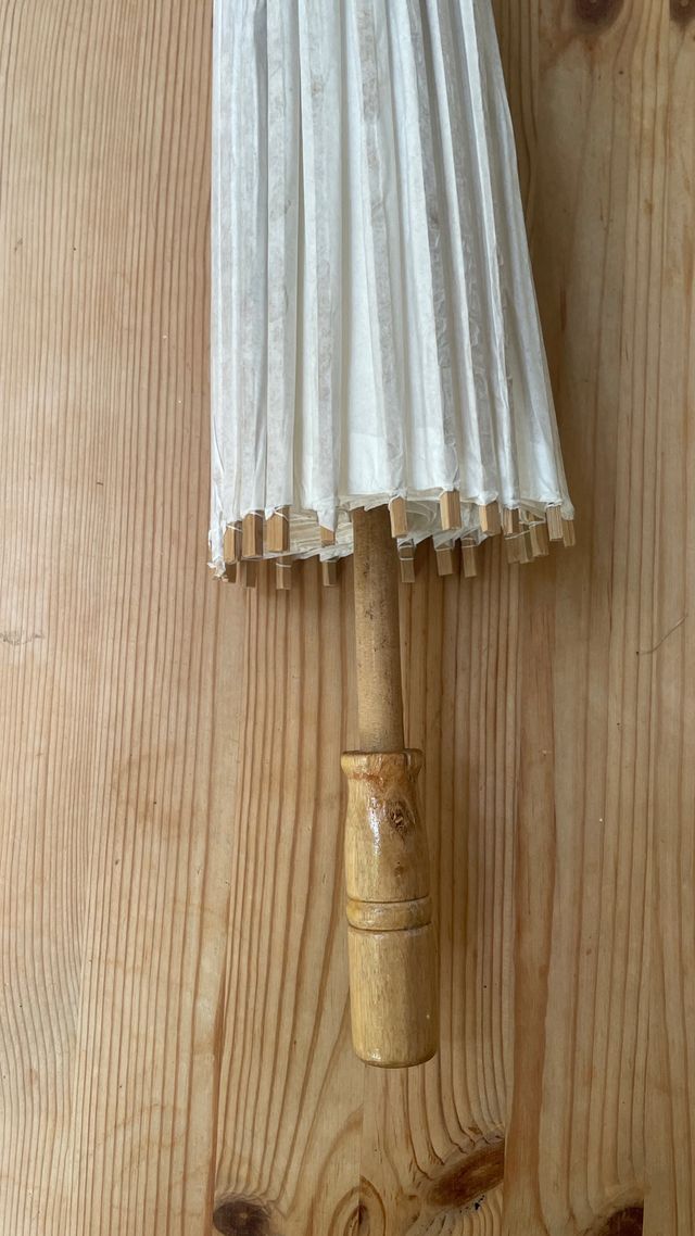 Parasol japonés papel y bambú
